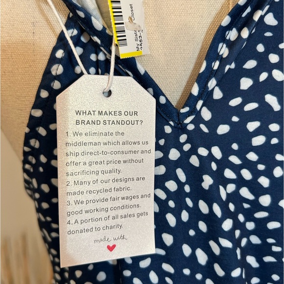 Summer Polka Dot Shift - Picture 2 of 4